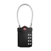 ZHEGE Luggage Padlocks TSA Approved, Suitcase Lock with Open Alert
