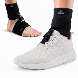 DOSH AFO - Soporte de pie para caminar, uso como soporte AFO izquierdo o derecho, soporte de ortesis de tobillo y pie para hombres y mujeres, soportes para pies caídos