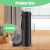 AMFUN 250ml Stainless Steel Insulated Water Bottles, Double Wall Vacuum