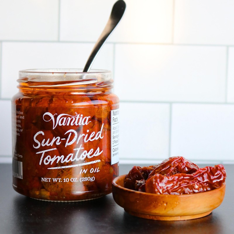 Vantia Sun-Dried Tomatoes in Oil 10 oz Jar – Imported