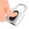 Smart Padlock Fingerprint Bluetooth APP Lock IP65 Waterproof AntiTheft for