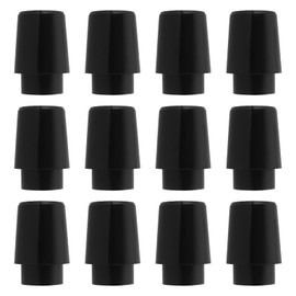 ECSiNG 12Pcs Golf Ferrules Iron Rod Rubber Sleeve Rubber Ring 0.355 Inch Compatible with PXG 0211 0311 GEN2 GEN3 GEN4 GEN5 9.2x14/5x15mm Black
