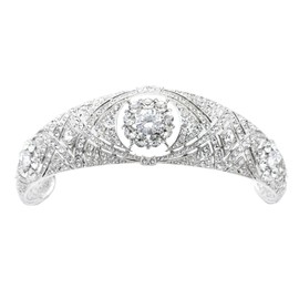 Real Austrian Crystals CZ Princess Wedding Bridal Crown Tiara Diadem Hair Accessories Jewelry HG078