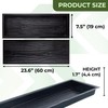 BETONEX Big DIY Precast Concrete Molds 2 pcs Wooden Pavers