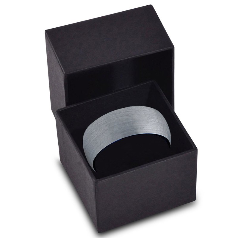 Charming Jewelers Tungsten Wedding Band Ring 8mm for Men Women