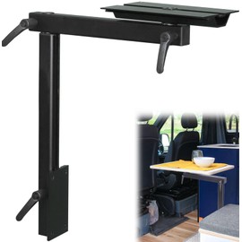 HWHongRV RV Table Leg, Swivels 360 degrees Removable Premium Aluminum Alloy Rv Table Leg Bracket, Adjustable RV Accessories for RV, Pontoon, Truck Camper, Travel Trailer