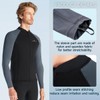 Wetsuit Top Men Long Sleeve Front Zip Wetsuit Jacket 1.5mm