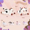 IKASA Mommy Cow Stuffed Animal Mom and Baby Plush, 15"