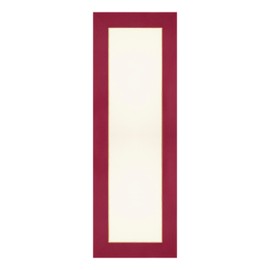 Roumelie Orientale Timeless Runner with Gold Embroidered, 59 x 20 inches - Handcrafted Dinner Table Runner - Machine Washable (Burgundy)