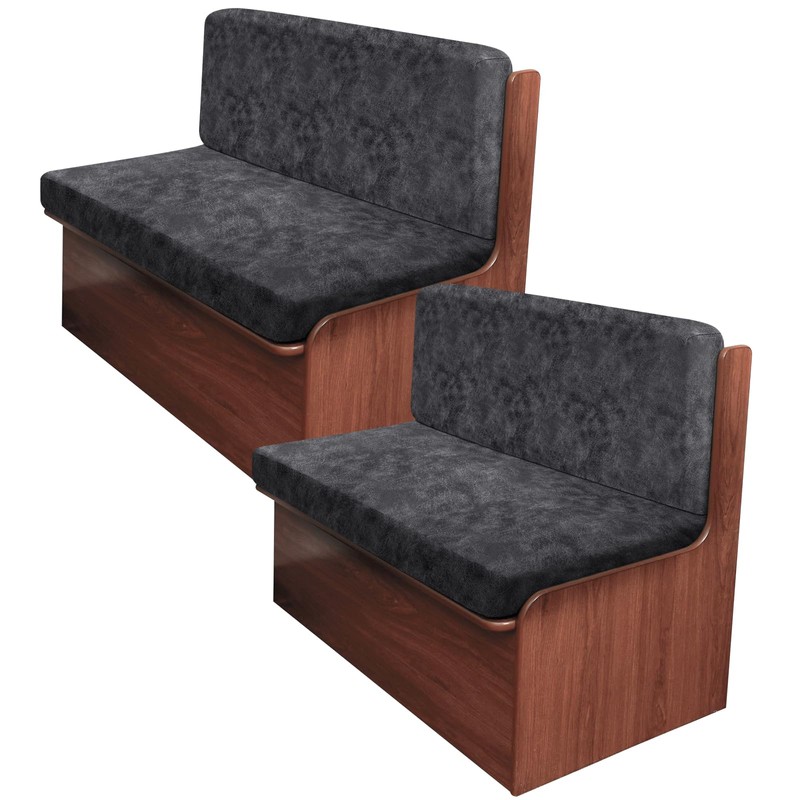 ANARACHON Leather Look RV Camper Dinette Cushion Covers, Washable RV