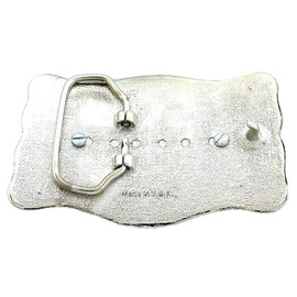 Antiqued Silver Color 40x30 40mm x 30mm Cab Belt Buckle Mounting CF578/122923