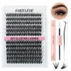 DIY Lash Extension Kit Volume Lash Cluster Lash Set 240PCS