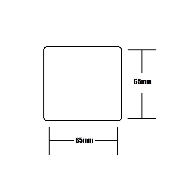 Rainwater Pipe/Downpipe Brackets - White Square Pipe Clips - Pack