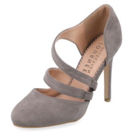 Journee Womens Zeera Round Toe High Stiletto Pumps