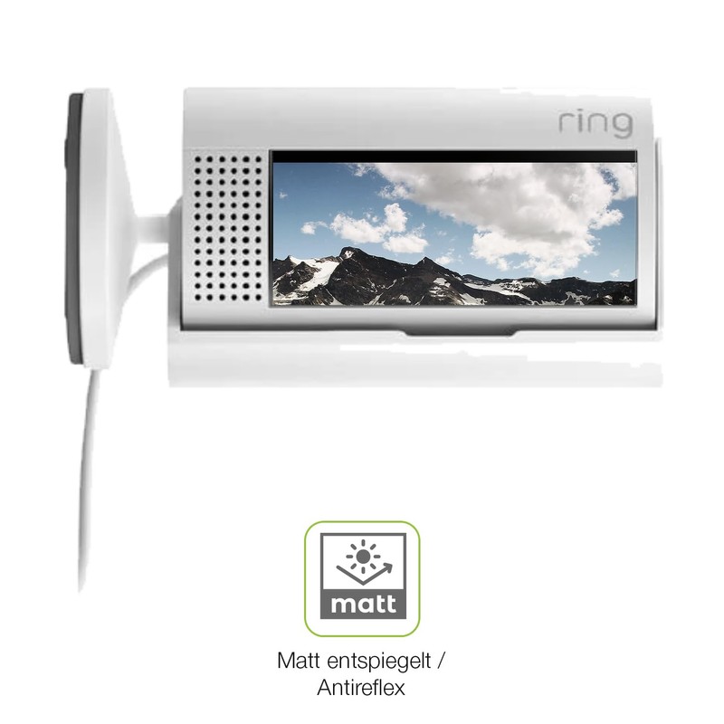 dipos FLEX 2x Schutzfolie matt passend für Ring Indoor Camera