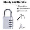 HRLORK Combination Padlock 1 Packs School Locker Lock Outdoor Weatherproof