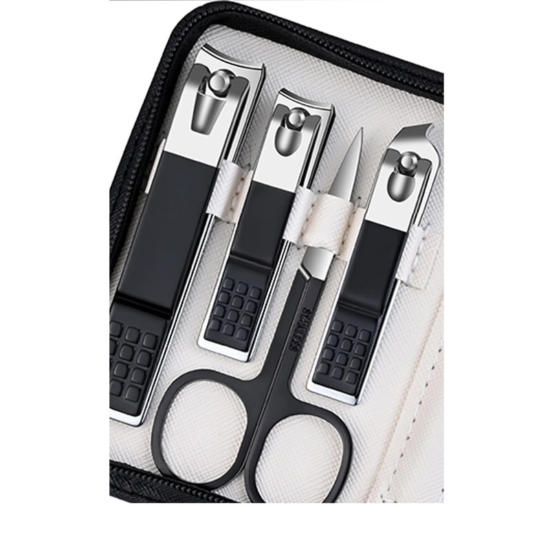 LisoLife 爪切りセット 爪切ネイルケア9セット 眉毛 ハサミ 毛抜き 耳かき多機能 ステンレス製 携帯便利 専用収納ケース付き爪切