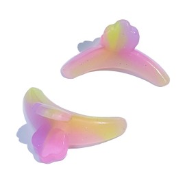 PERMANIA Eyelash Lifting Pads, Eyelash Lifting Signs for Eyelash Smoothing and Eyelash Dyeing, Multifunctional Eyelash Lifting Accessories for Salon and Home Use - Yellow Purple