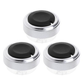 BOOMBOOST Air Conditioning knob Switch Control Button Silver