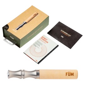 FÜM Prominent Flavored Air Device | Naturally Switch from Bad Habits | Maple Barrel and Stainless Steel Mouthpiece