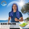 AOPREL Cooling Hoodie Towel Magnetic Lock Towels for Neck and