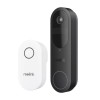 Reolink 2K 5/2.4GHz WiFi Video Battery Doorbell Person/Vehicle - Black