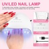 58PCS Acrylic Nail Kit for Beginners with Everything, 3 Colors