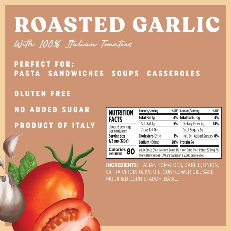 Botticelli Organic Tomato Basil Sauce, 24 OZ