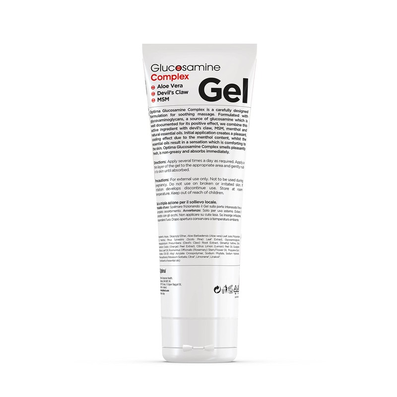 Optima Glucosamine Complex Gel, Natural, Cruelty Free, Cooling, with Aloe