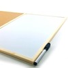 Pin Cork Board & Magnetic Whiteboard Dry Wipe White Memo