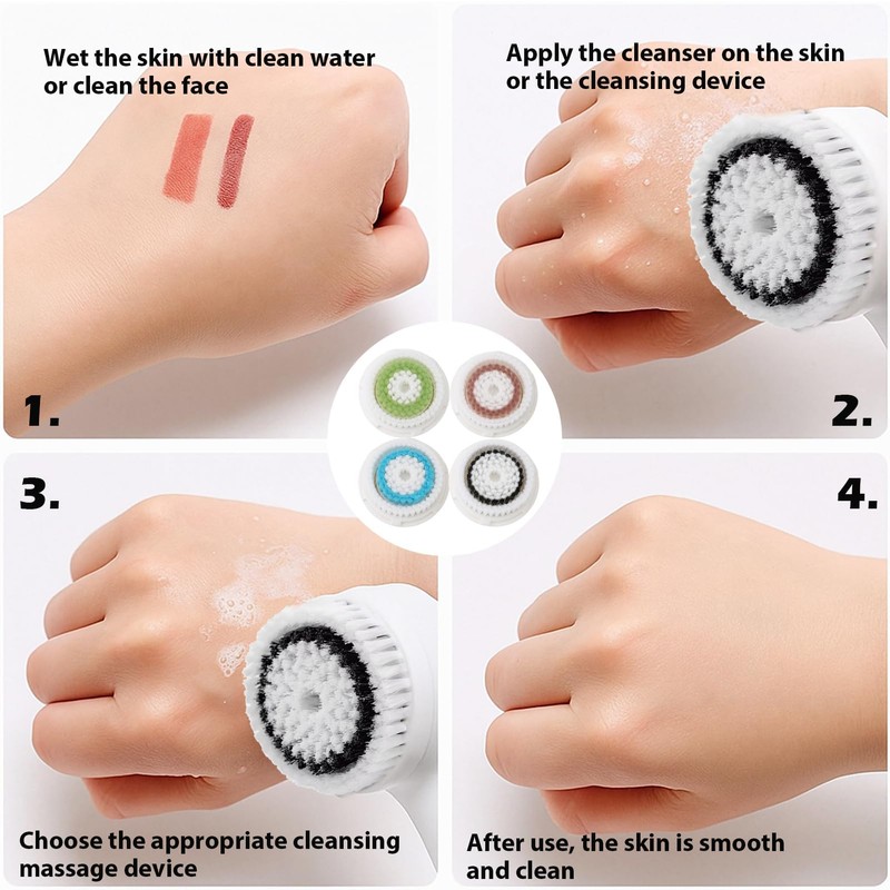 Huybaa Replacement Brush Heads Compatible with Clariso-nic MIA & MIA
