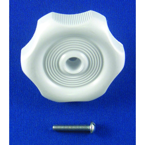 WCM RV Motorhome Trailer 743CE WHT 2-1/4" Diameter White Plastic