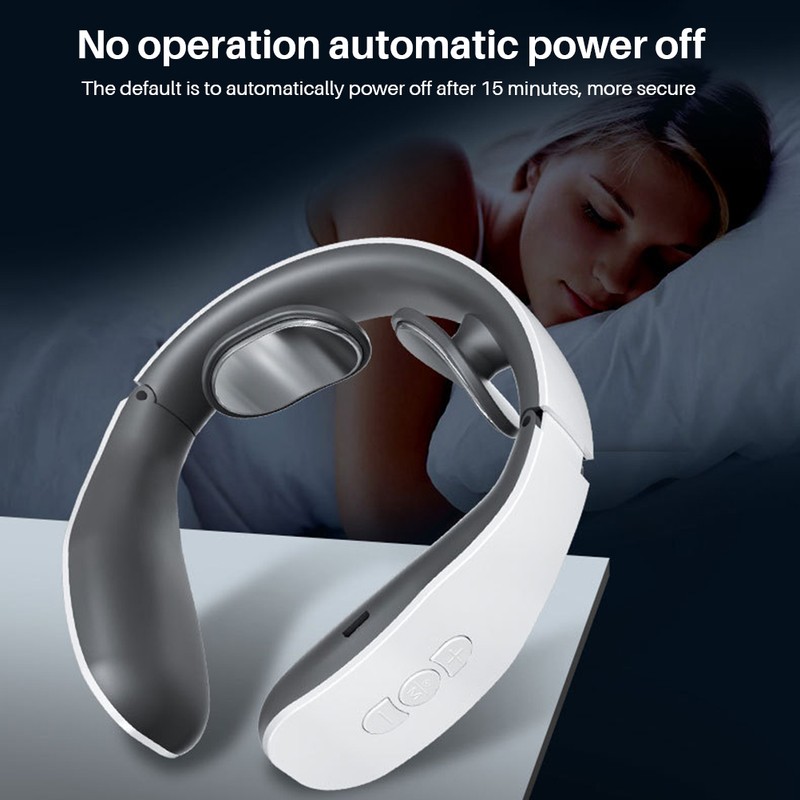 Smart Neck Massager Relieve Cervical Muscle Pain Multifunction Recharge Cervical