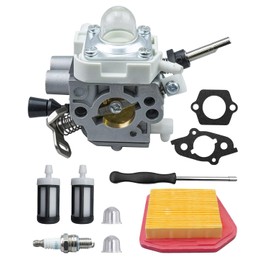 HUQUZN Carburetor Carb Kit with Filter Fit for Stihl FS240 FS240C FS240R FS240RC FS260 FS260C FS260R FS260RC FS360C FS410C Trimmer Brushcutter Replace 4147-120-0625 4147 120 0625 4147-141-0300