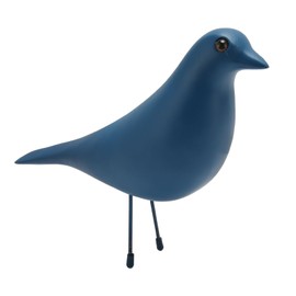 Bird Figurine Resin Cute Modern Decorative Bird Statue Ornament for Living Room Restaurant Office Blue