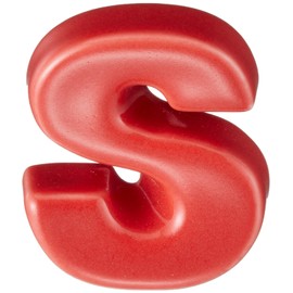 Hasamiyaki CtoC Japan Chopsticks Rest Alphabet S Red W 3.9 x D 3.5 x H 1.5 cm