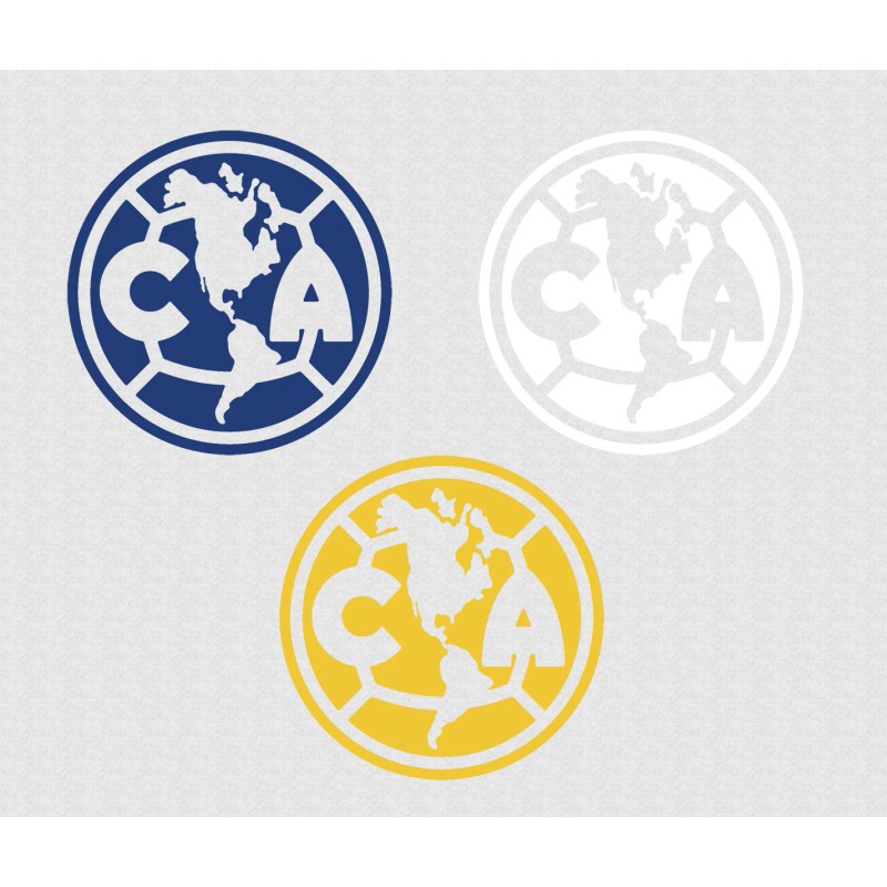 oarcal 651 Club America Liga MX Decal Sticker - Blue,