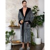 Luxurious Plush Bathrobe - Men's Robes with Hood - Comfortable