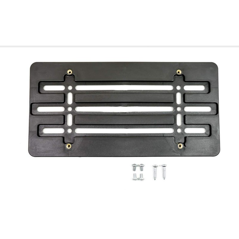 3 Front Bumper License Plate Tag Holder Mount Mounting Relocator