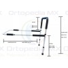 Theramart Barandal Soporte Cama Unilateral Portátil Therahand