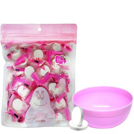 Jeanssar 100 Pieces Compressed Disposable Facial Mask Sheet Home DIY Skin Care, Get 1x Mask Bowl For Free