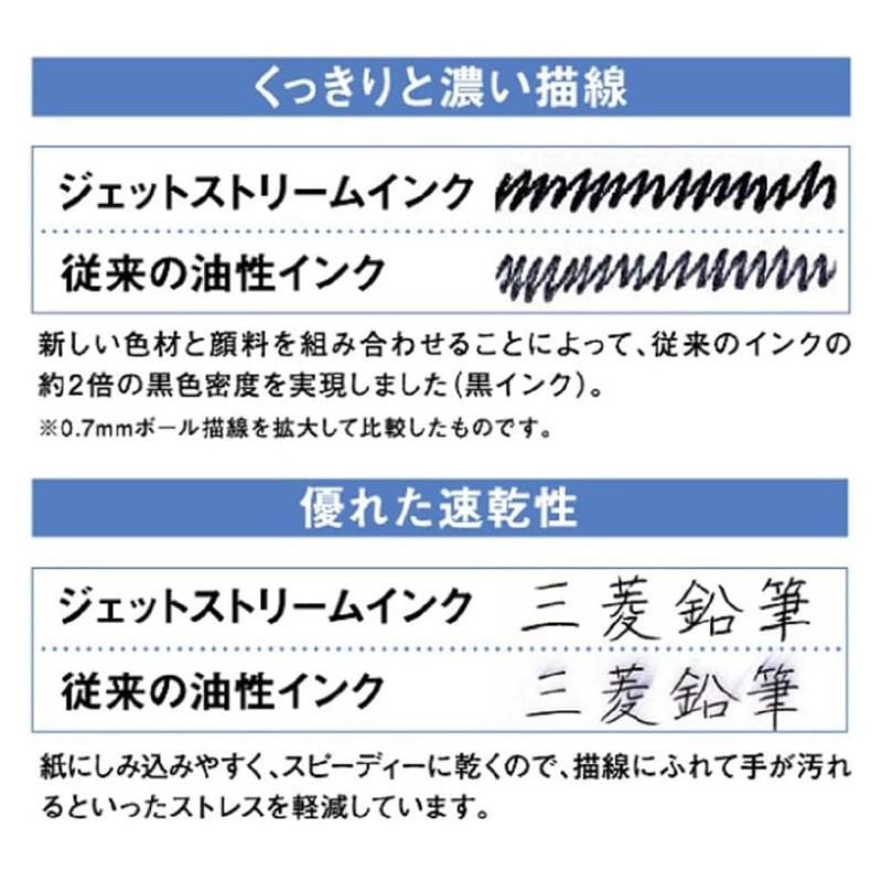 Mitsubishi Pencil Ballpoint Pen Refill, Black, Jet Stream SXR-5, Pack