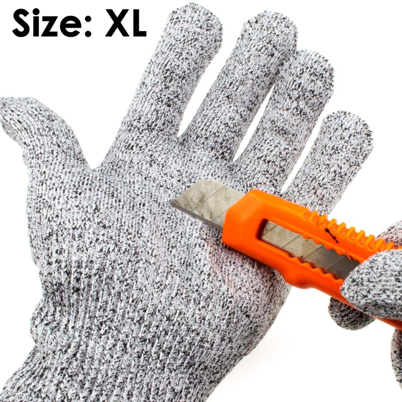 Cut Resistant Safety Work Gloves EN388 Level 5 Washable XL
