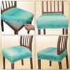 JQinHome Waterproof Dining Chair Seat Covers Set of 2 |