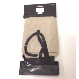 D&Y New Women's Knit W/ Band Beige / Brown BOOT CUFF Leg Warmer Topper USA Seller