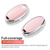KERUIPAI for Nissan Key Fob Cover with Keychain Genuine Leather