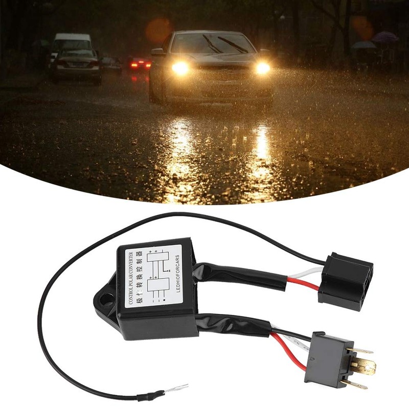 Aramox Polar Negative Converter, 2pcs Alloy LED Negative Converter Polar
