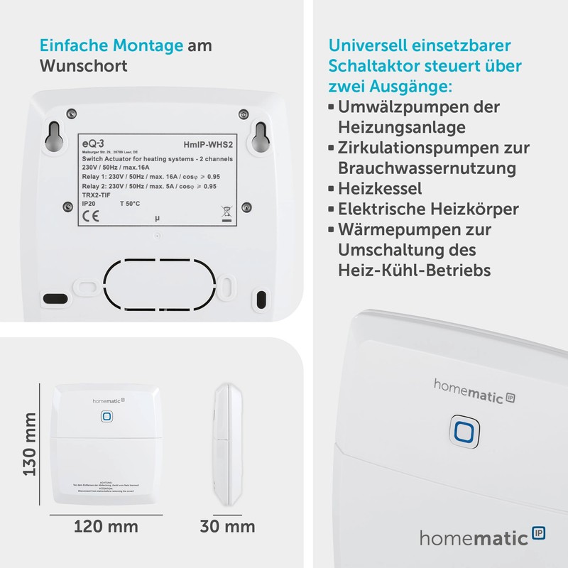 Homematic IP Multi IO Box 142988A0, 150842A0