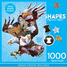MasterPieces 1000 Piece Jigsaw Puzzle for Adults, Family, Or Youth - Majestic Flight - 23.5"x32.15"