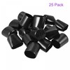 sourcing map 25 Pack 21 mm Protector Rubber End Caps